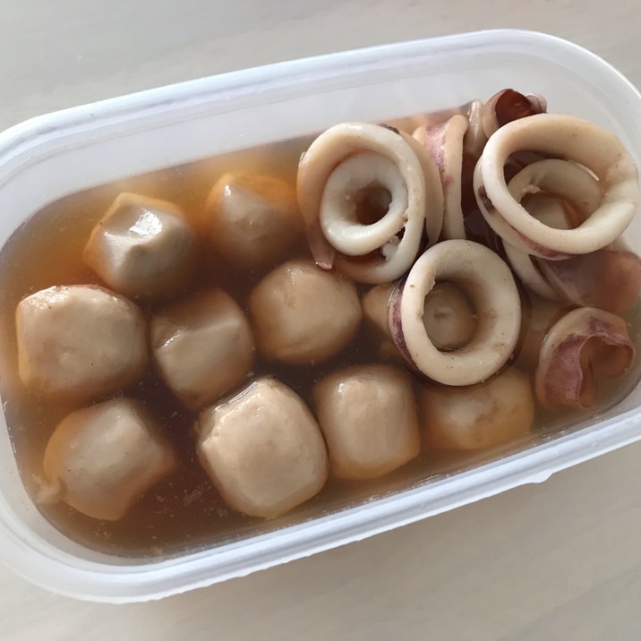 冷凍保存可能！里芋とイカの煮物♪